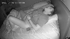 Had to cum to go to bed spy cam
